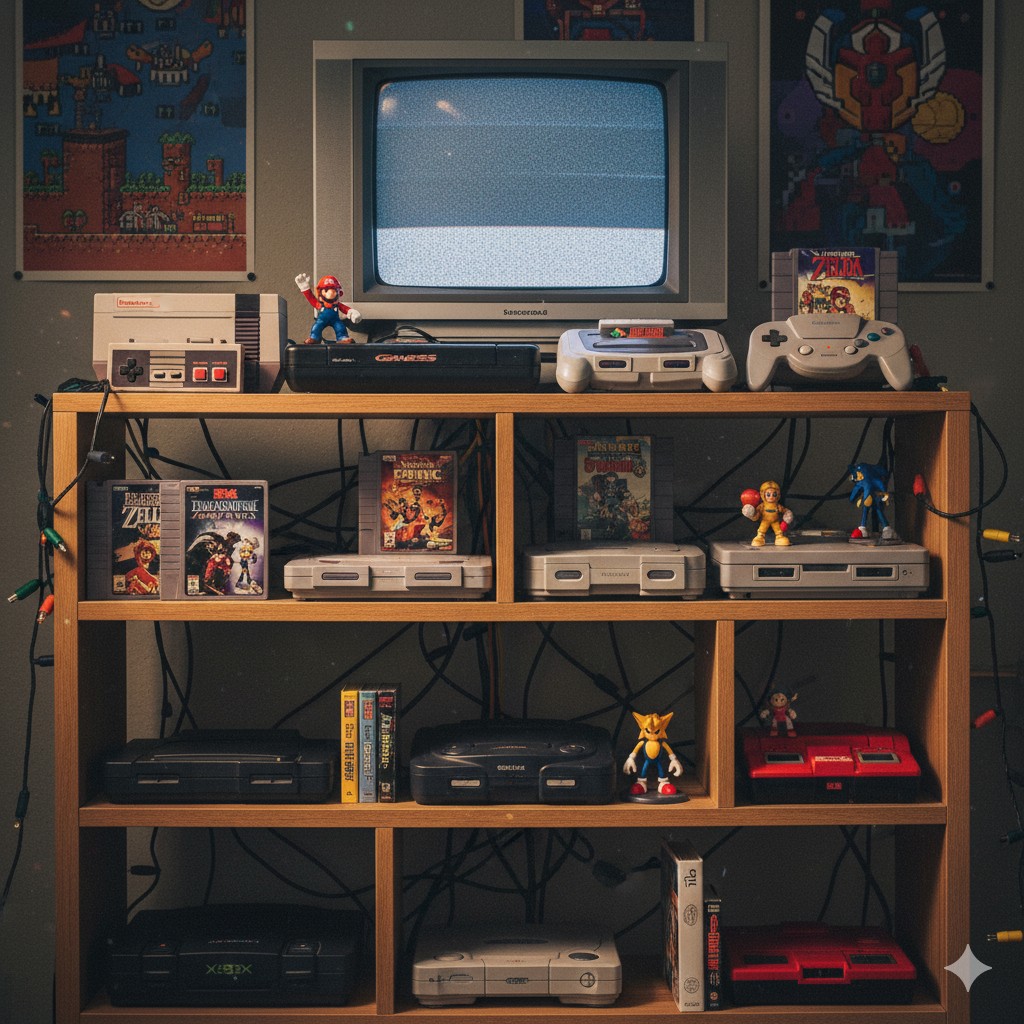 Classic Consoles Collection Shelf