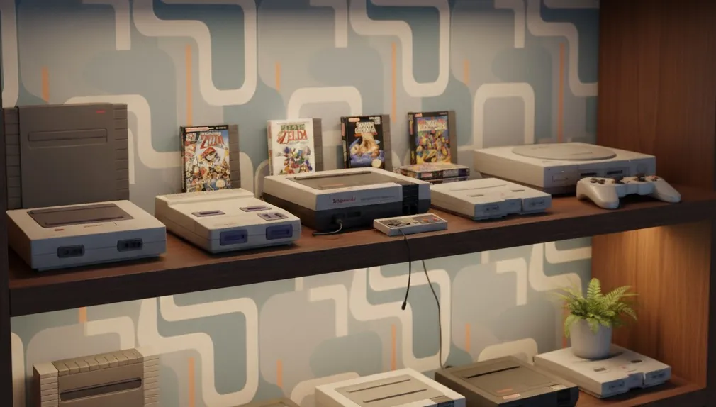 Classic Gaming Consoles Collection