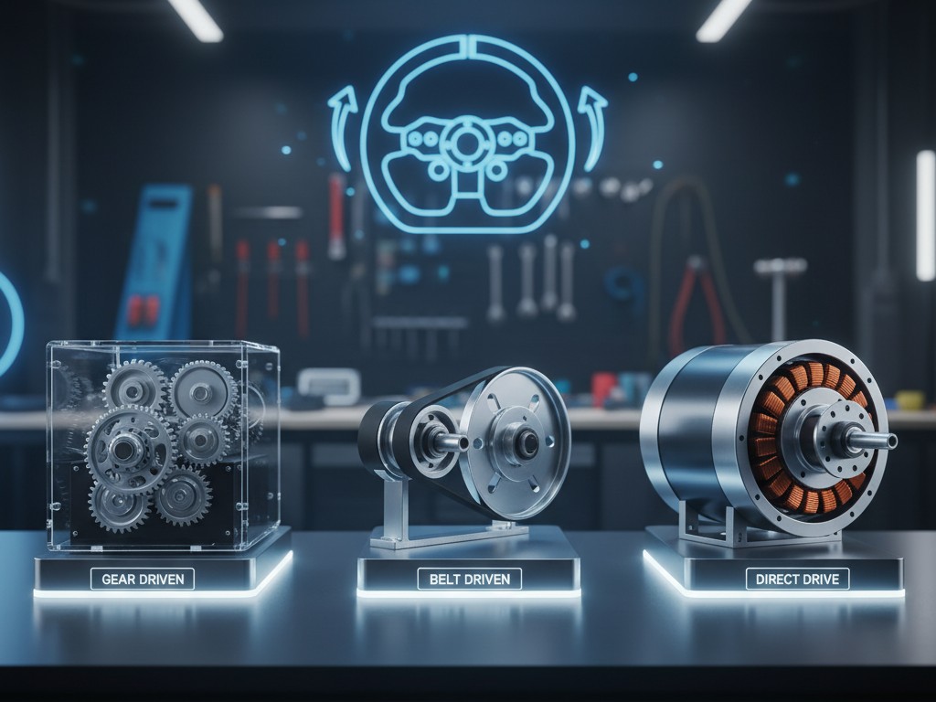 From Gear to Direct-Drive: Comparing Force Feedback Technologies for Simracing Wheels